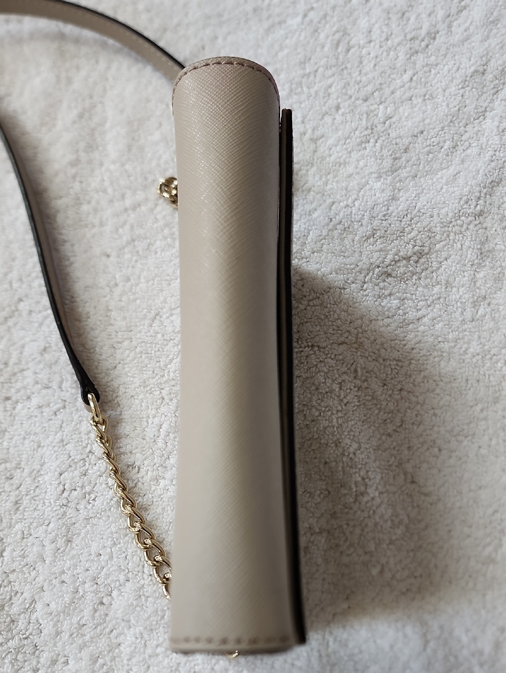 kate spade Women's Taupe Pebbled Crossbody Bag Preowned - Picture 6 of 12